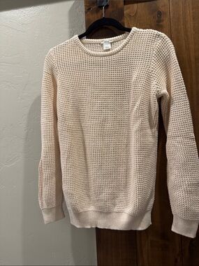 Skunkfunk Cream Waffle Crewneck Sweater